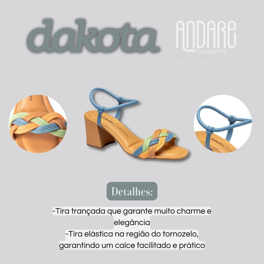 Sandalia Dakota Salto Grosso Bloco (Envio Nacional)